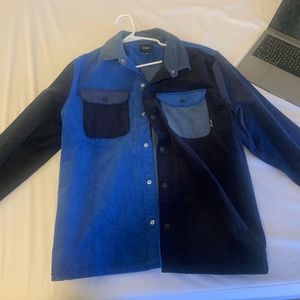 HUF Blue and Navy Corduroy Jacket